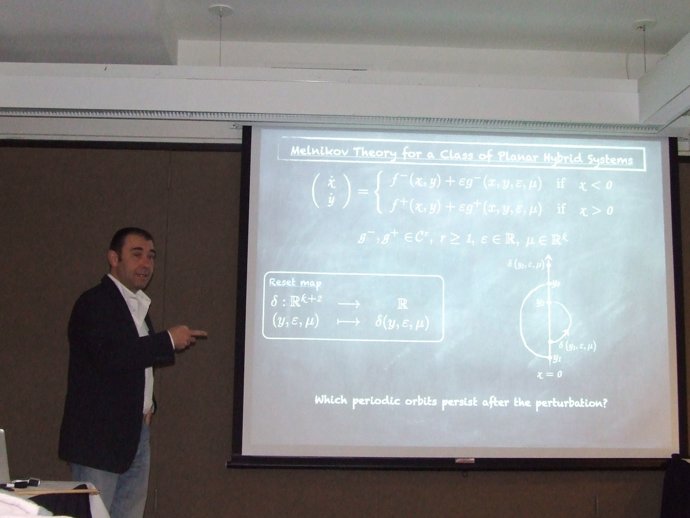 Victoriano Carmona en Siam Conference os Applications of Dynamical Systems