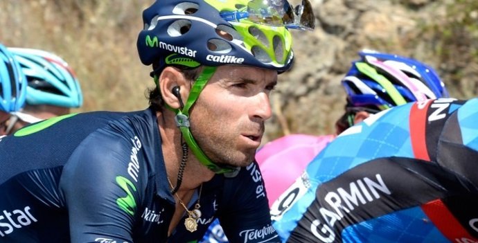    El Ciclista Español Líder Del Movistar Team, Alejandro Valverde