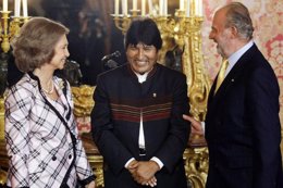 Morales con los Reyes en España