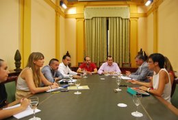 Los delegados de la Junta en la Comisión de Coordinación del nuevo curso