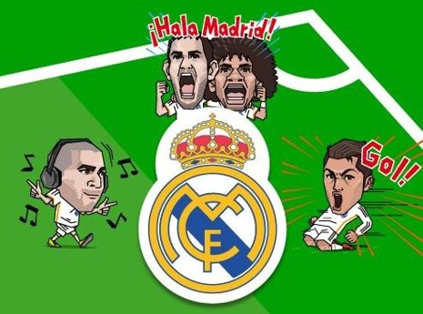 Cuenta oficial del Real Madrid en Line