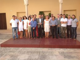 Conejo y Heredia con alcaldes y portavoces de la Serranía de Ronda