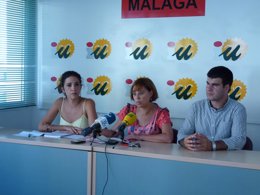Dolores Quintana, Antonia Morillas y Miguel Ángel Sánchez