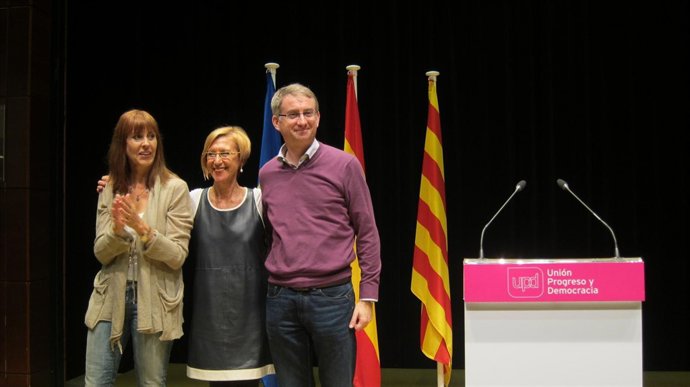 Teresa Giménez, Rosa Díez, Ramón de Veciana (UPyD)