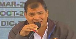 Rafael Correa, presidente de Ecuador