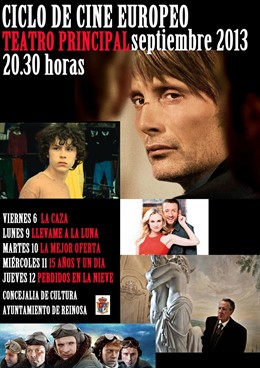 Cartel del ciclo de cine europeo