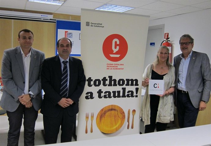 Gerard Sabarich, Juan Antonio Serran,  Fèlix Larrosa y Pepa Aymamí