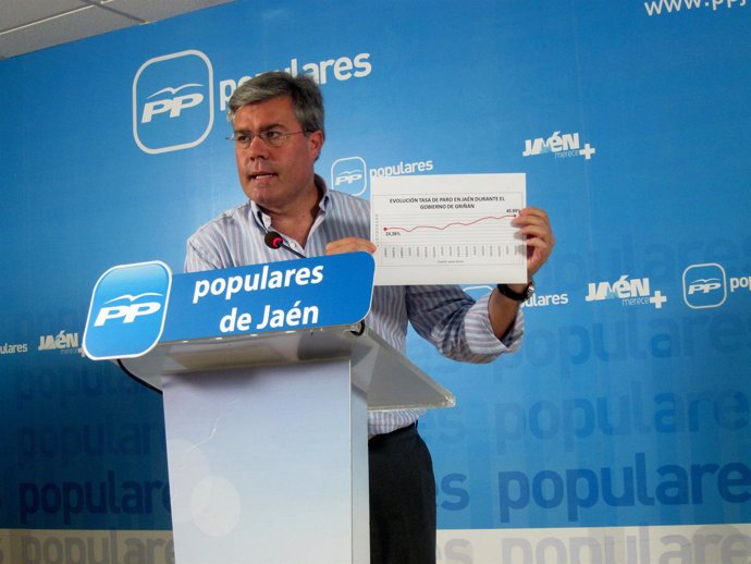 El presidente del PP de Jaén, José Enrique Fernández de Moya.