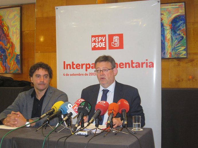 Puig y Colomer en rueda de prensa 