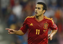 Pedro Rodríguez con la selección española