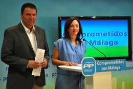 Ignacio Souviron y Patricia Navarro, del PP