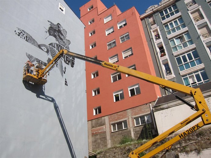 Mural en Peñaherbosa