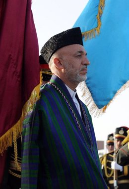 El presidente de Afganistán Hamid Karzai