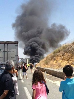 Accidente en la A-92
