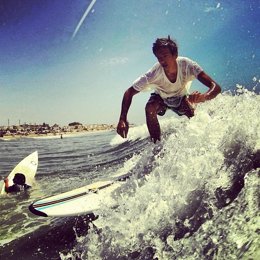Foto ganadora del concurso #SienteHuelva sobre la playa de La Antilla. 