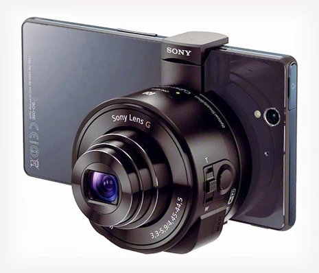 Lente intercambiable para smartphones QX10 de Sony