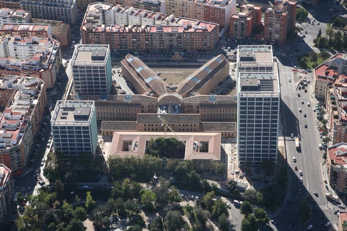 Vista aérea de la Ciudad Administrativa 9 dOctubre.