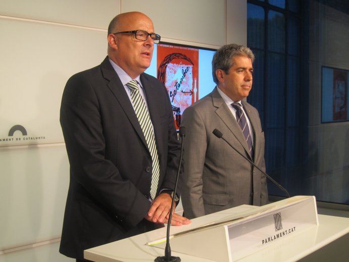 Lluís Corominas y Francesc Homs (CDC)