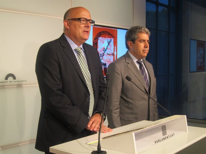 Lluís Corominas y Francesc Homs (CDC)