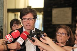 El portavoz socialista en la Comisión Mixta para la Unión Europea, Juan Moscoso