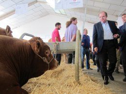 Juan Vicente Herrera en su visita a Agromaq 2013
