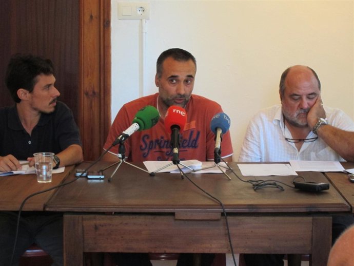 Rueda de prensa de agentes de medio ambiente de Baleares