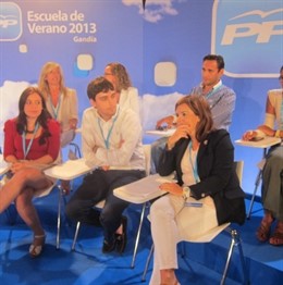 Soraya Sáez de Santamaría en la Escuela de Verano del PP en Gandia 