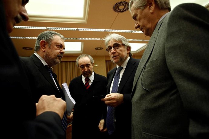 Pedro Azpiazu (PNV), Rafael Larreina (Amaiur), Josep Sánchez Llibre (CiU) 