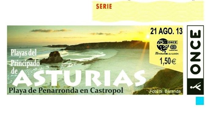 Cupón ONCE Principado de Asturias