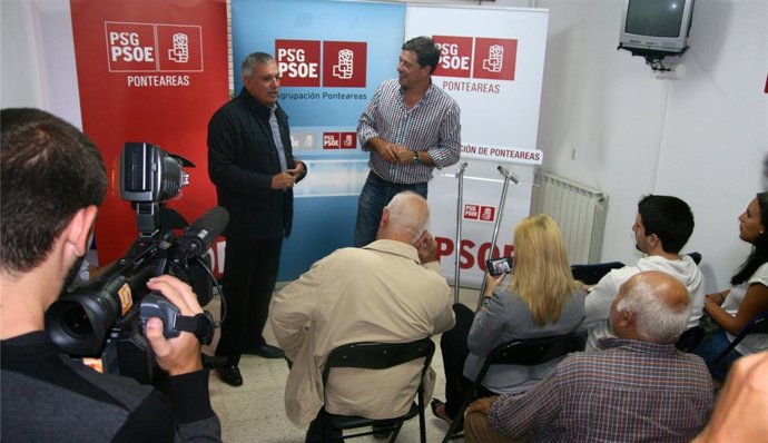 El candidato a secretario general del PSdeG José Ramón Gómez Besteiro