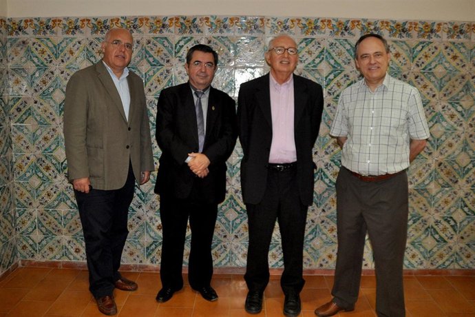 De izquierda a derecha, Lluís Ramón, Antoni López, Josep Vidal y Antoni Ferrando