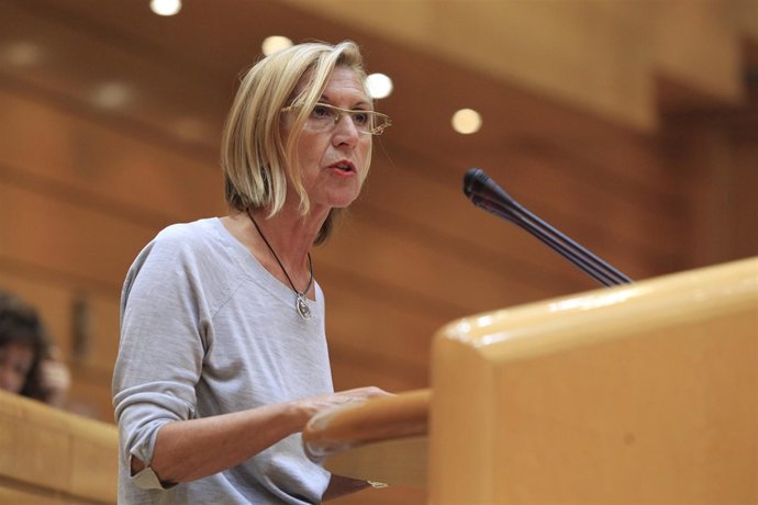 Rosa Díez en el debate sobre Bárcenas