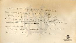 Manuscrito de Borges
