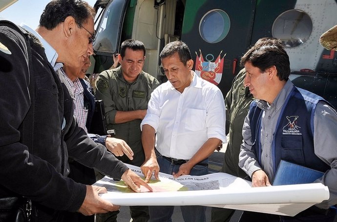 Ollanta Humala entrega ayudas por heladas