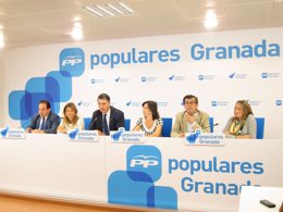 El grupo parlamentario del PP-A por Granada