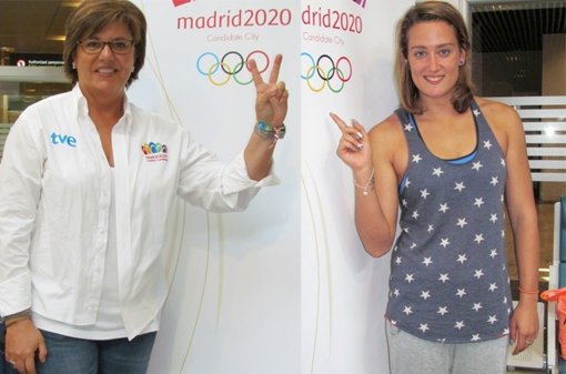 Maria Escario y Mireia Belmonte se unen a la delegación de apoyo de Madrid 2020