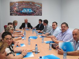 Suárez con representantes de Juntas de Distrito