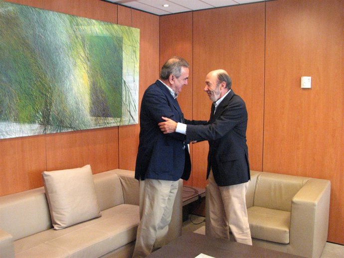 Rafael González Tobar y Alfredo Pérez Rubalcaba