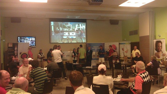 Torneo de golf en República Checa. 