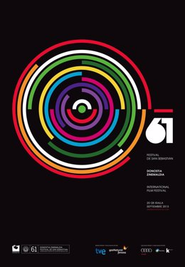 Cártel de la 61 edición del Festival de Cine de San Sebastián