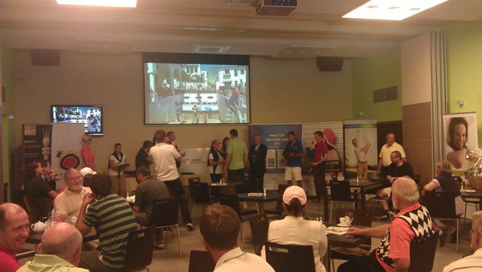 Torneo de golf en República Checa. 