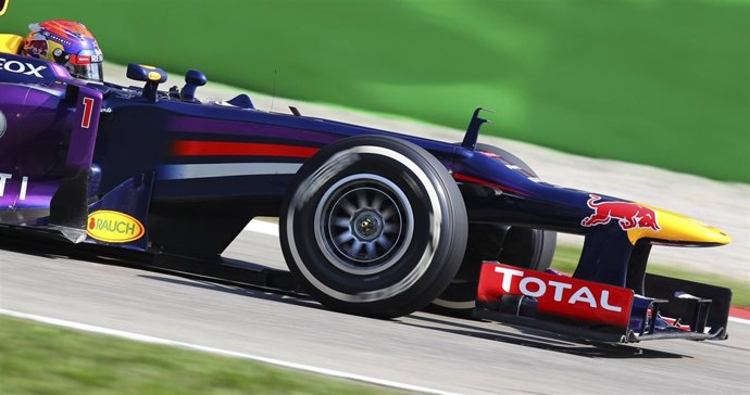 El piloto de la escudería Red Bull de Fórmula Uno Sebastian Vettel en la segunda