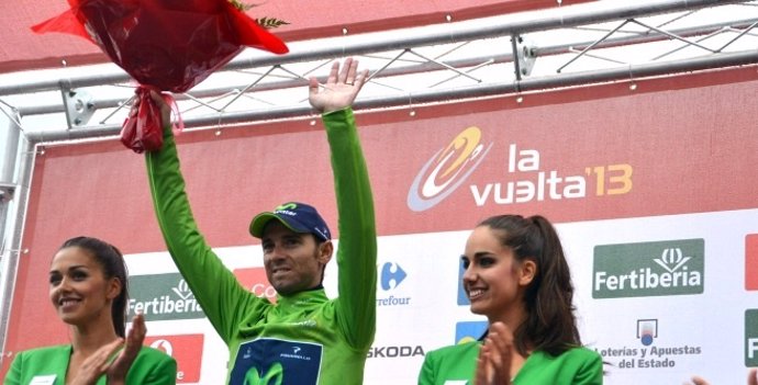 El ciclista español Alejandro Valverde (Movistar)
