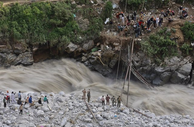 Inundaciones en la India