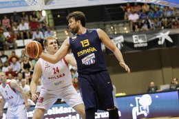 Marc Gasol en el España - Polonia