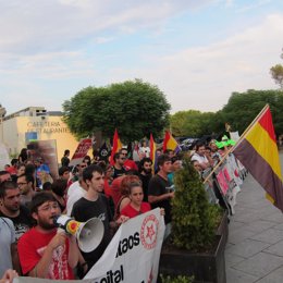 Protesta Día Extremadura 2013, Mérida