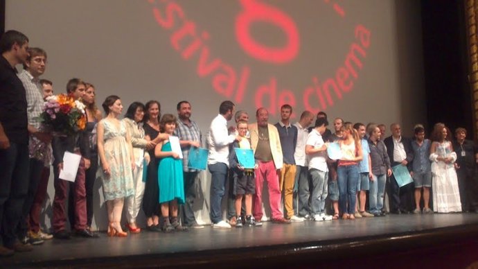 Los premiados en la XXV edición del Festival de Cine de Girona