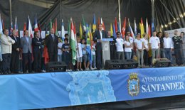 Inauguración prueba test Mundial Vela 