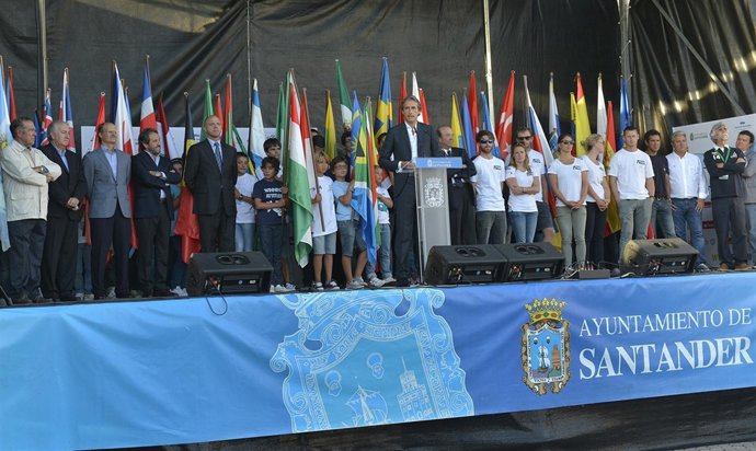 Inauguración prueba test Mundial Vela 