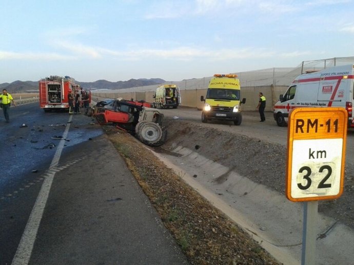 Accidente mortal en Águilas